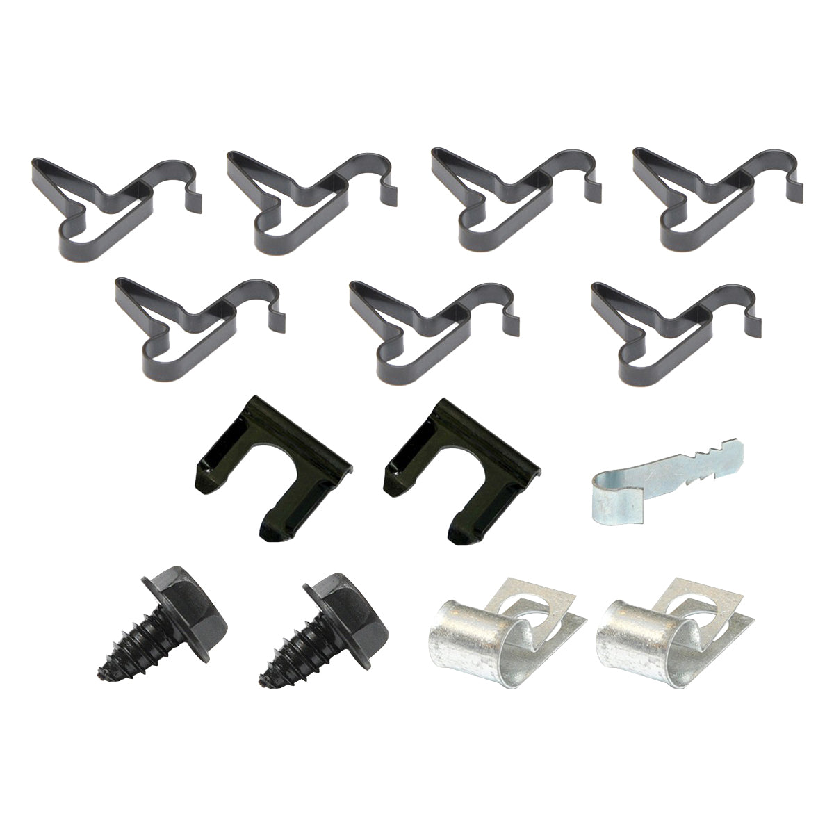 1962-74 Chrysler A-Body B-body E-Body Brake Line Clip Kit, 15 pc