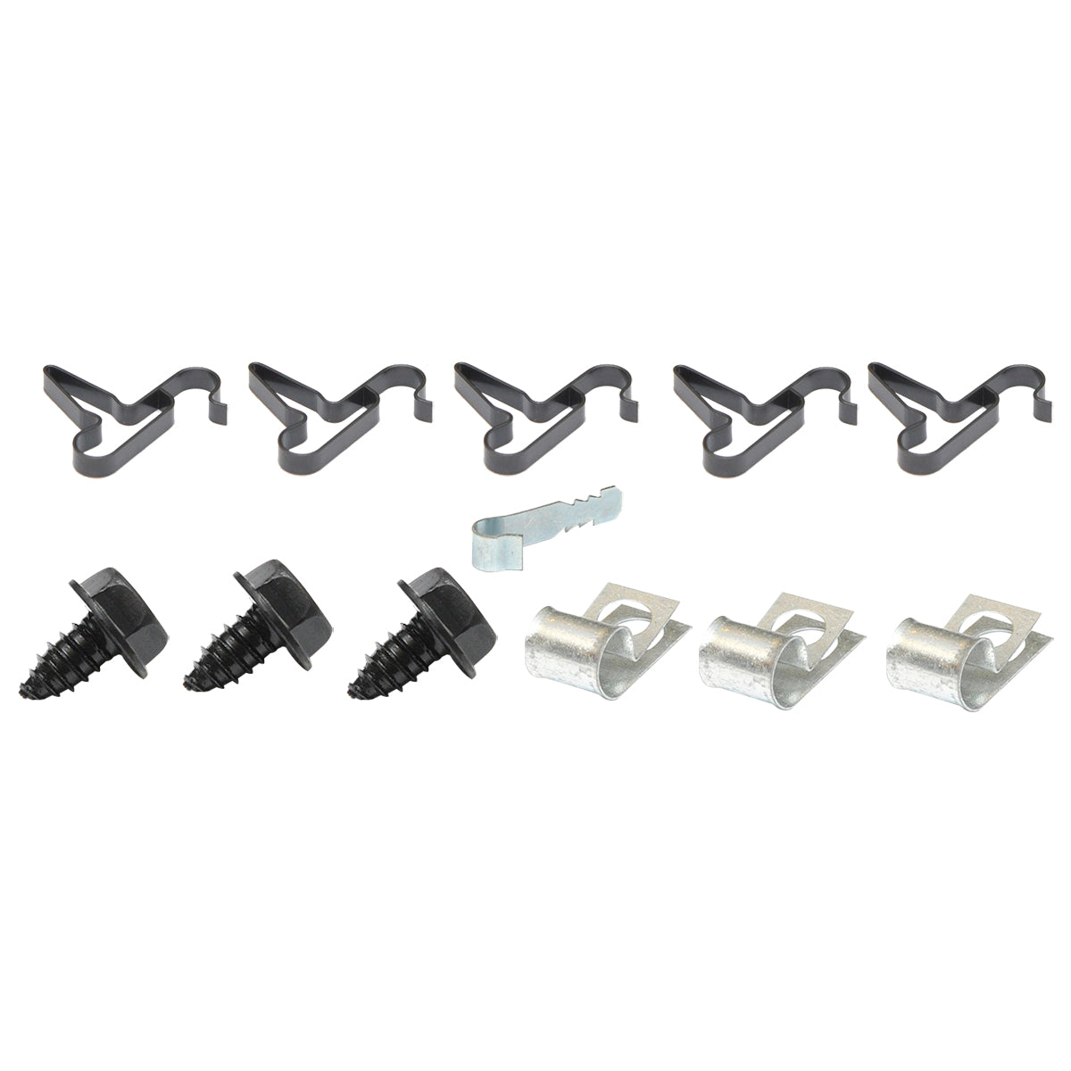 1962-74 Chrysler A-Body B-Body E-Body Fuel Line Clip Kit For 3/8 Without Return, 12pc