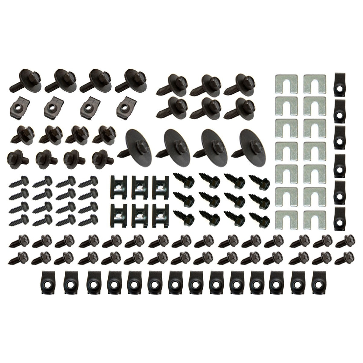 1970 Pontiac A-Body Front End Fender Bolt Kit 124pc