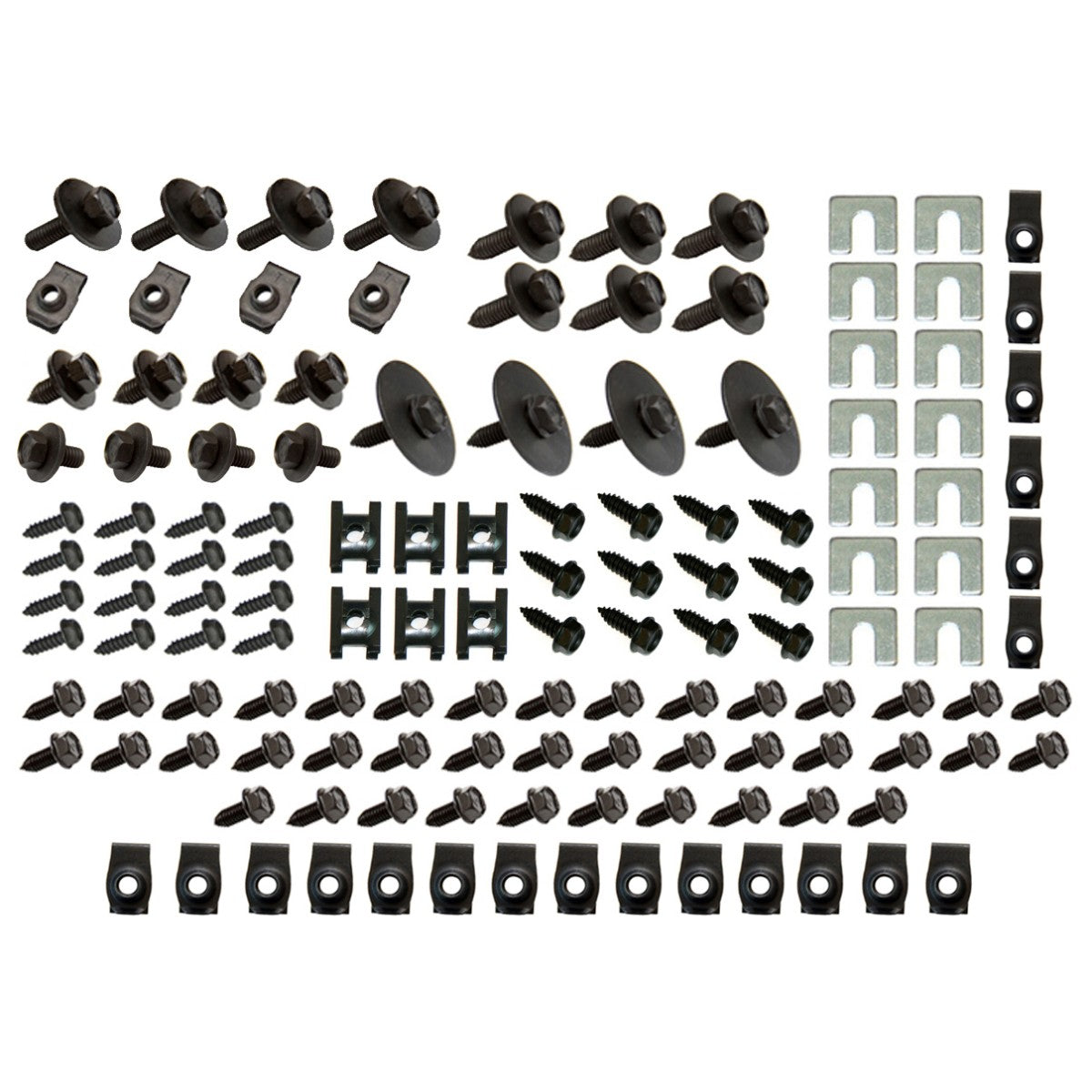 1971-72 Pontiac A-Body Front End Fender Bolt Kit 134pc