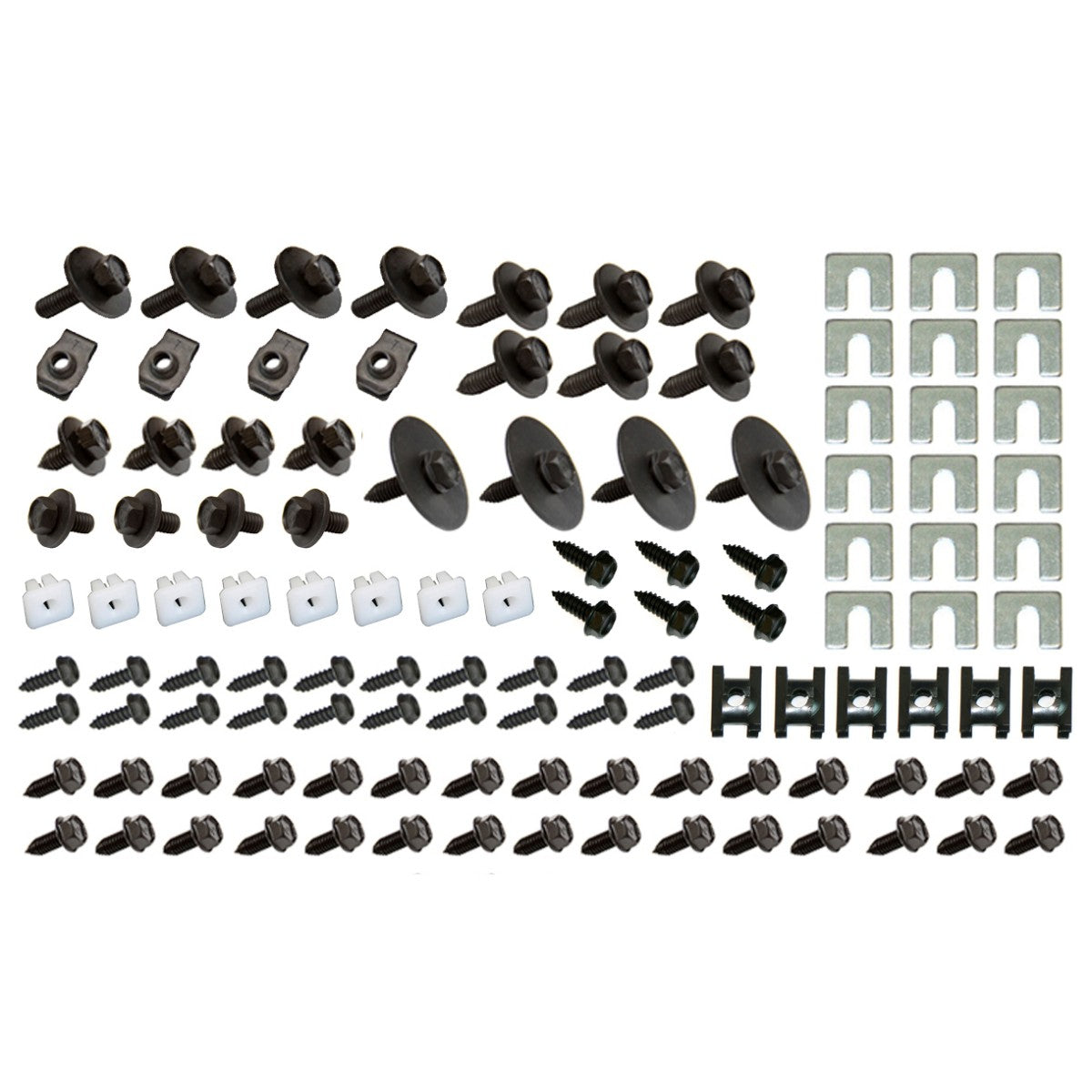 1966-67 Pontiac A-Body Front End Fender Bolt Kit 114pc