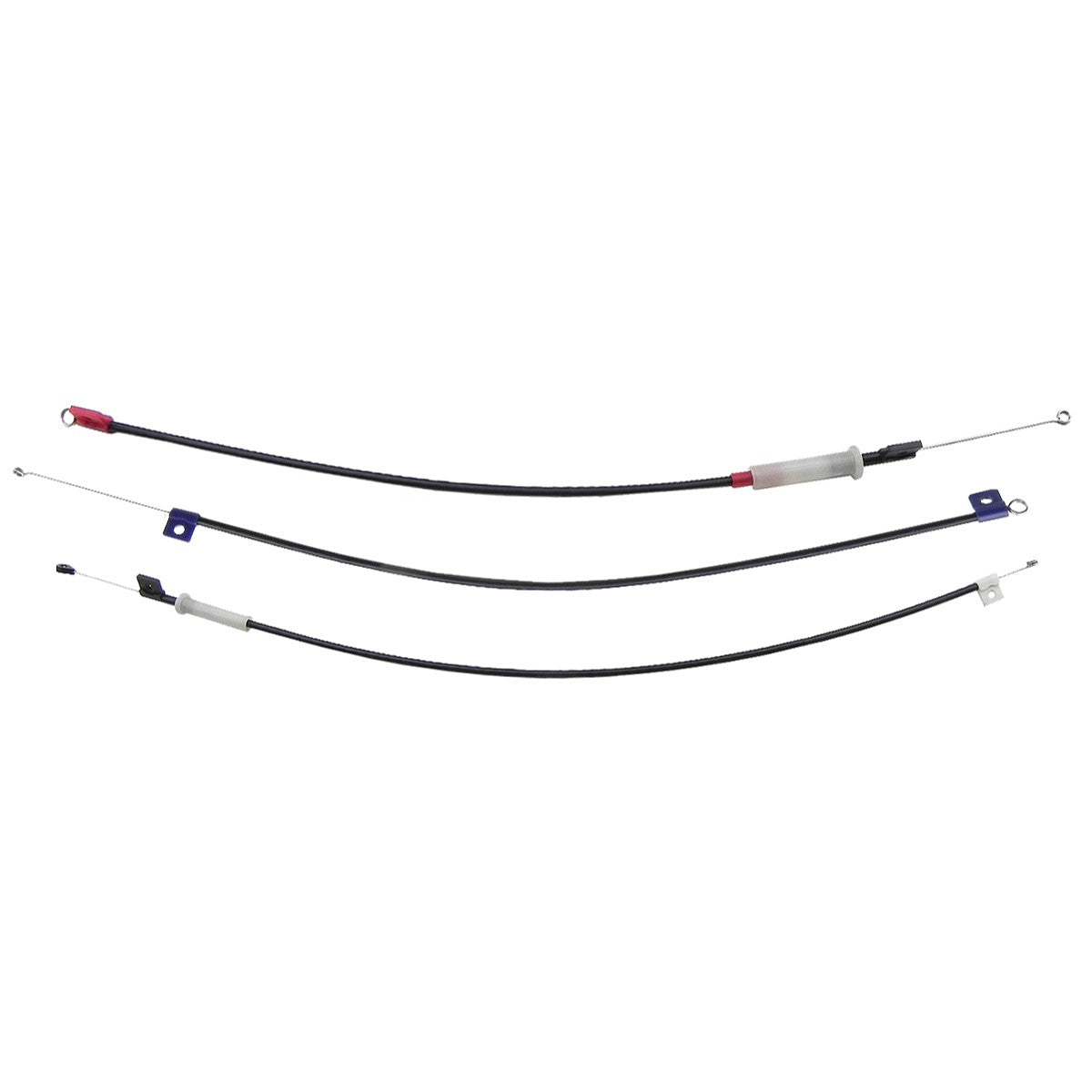 1968-72 Oldsmobile A-Body Heater Control Cable Kit For Cars Without AC 3pc