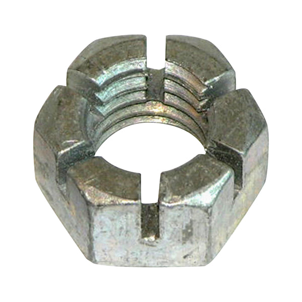 9/16" Hex Nut - .331 Height, 3/8-16 Thread 1964-81 Pontiac Slot Nut , Used on engine studs Finish: Silver Zinc
