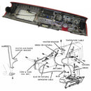1969-72 Pontiac GTO LeMans Tempest Heater Defrost Control Cable Non AC Cars 1pc
