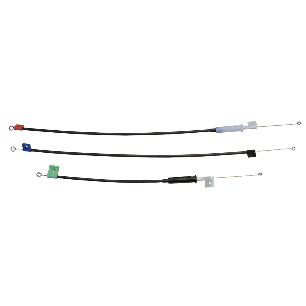 1969-72 Pontiac GTO LeMans Tempest Heater Control Cable Kit Without AC, 3pc.