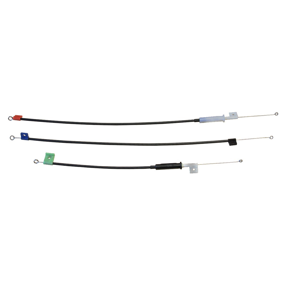 1969-72 Pontiac GTO LeMans Tempest Heater Control Cable Kit Without AC, 3pc.