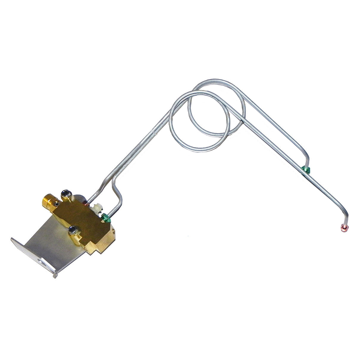1966-79 Ford Bronco, 1976-79 F100/150 Disc Brake Conversion M/C Lines, Prop Valve and Bracket, Stainless