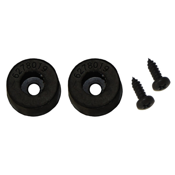1964-81 GM Bench Seat Back Rubber Bumper 4pc