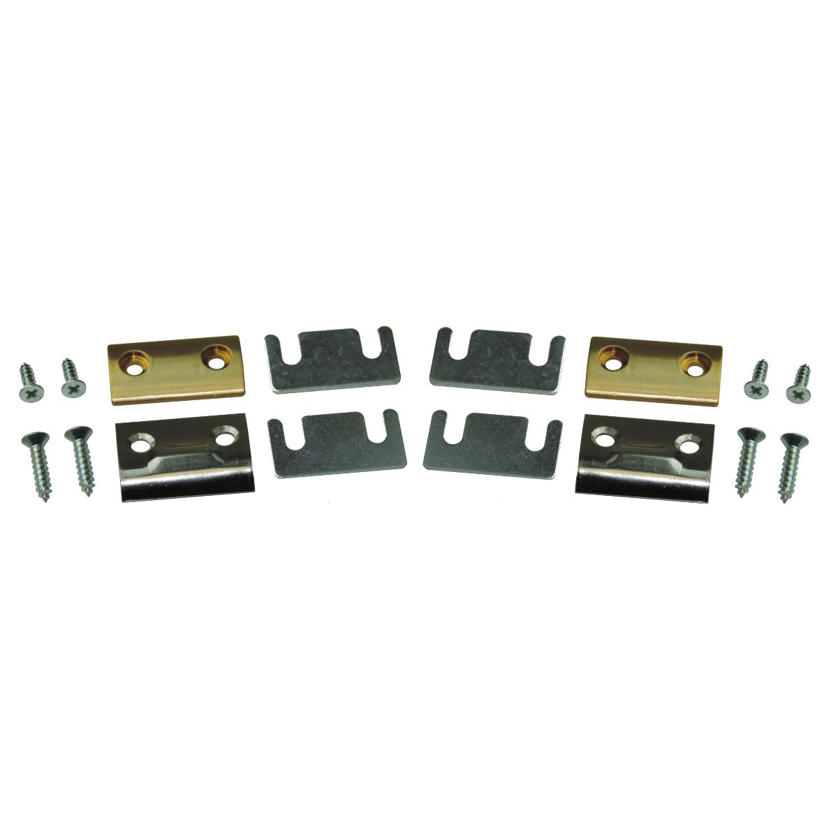1968-72 GM A-Body Convertible Door Jamb Guides With Shims And Screws 16pc