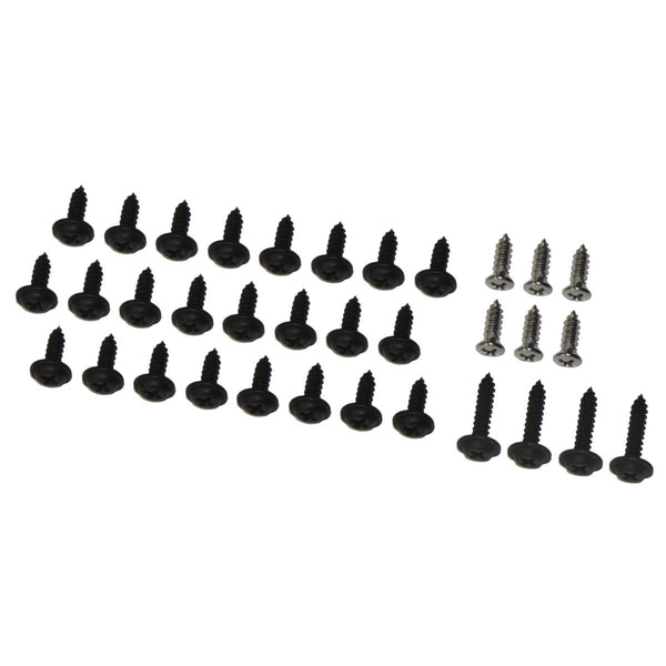 1968-72 GM A-Body Convertible Top Black Screw Weatherstrip Hardware 34pc