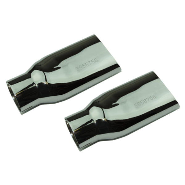 1969-72 Chevrolet Chevelle Cow Bell Chrome Exhaust Tips 2pc