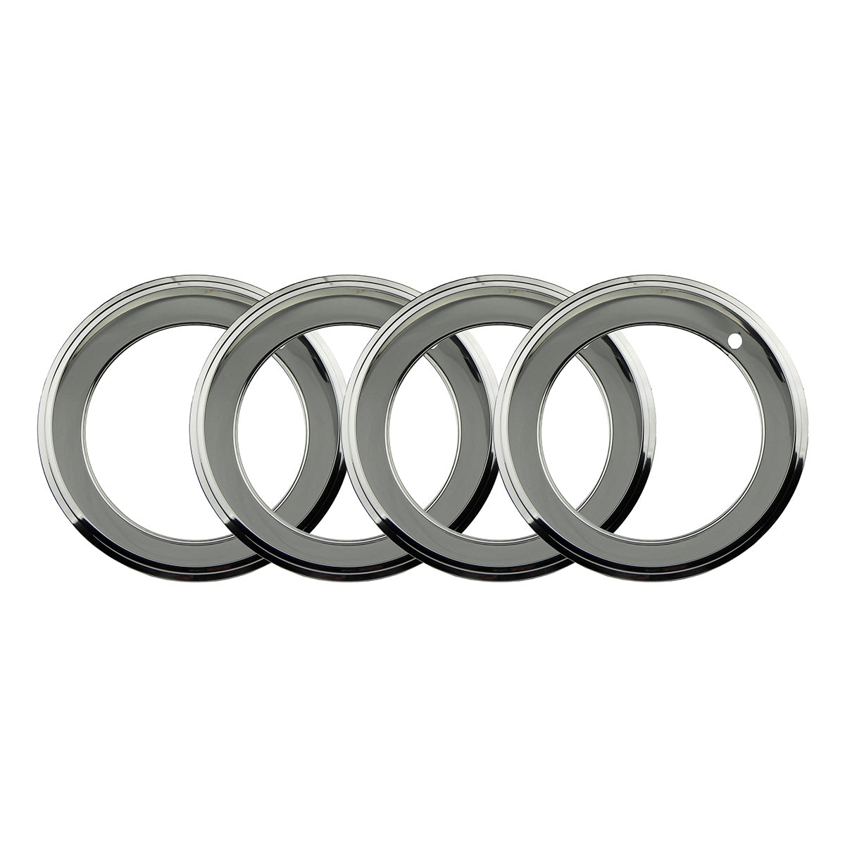 1964-81 GM 15 x 7 x 2.25 Rally Wheel Trim Ring Kit 4pc