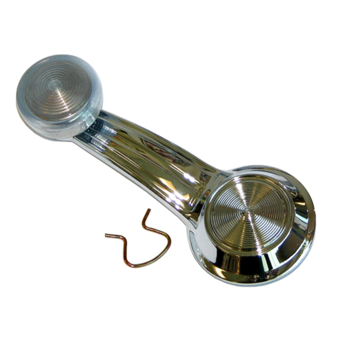 1964-81 GM A-body Interior window regulator handle clear knob, with clip - Each. Used on Hundreds of GM Cars and Trucks.