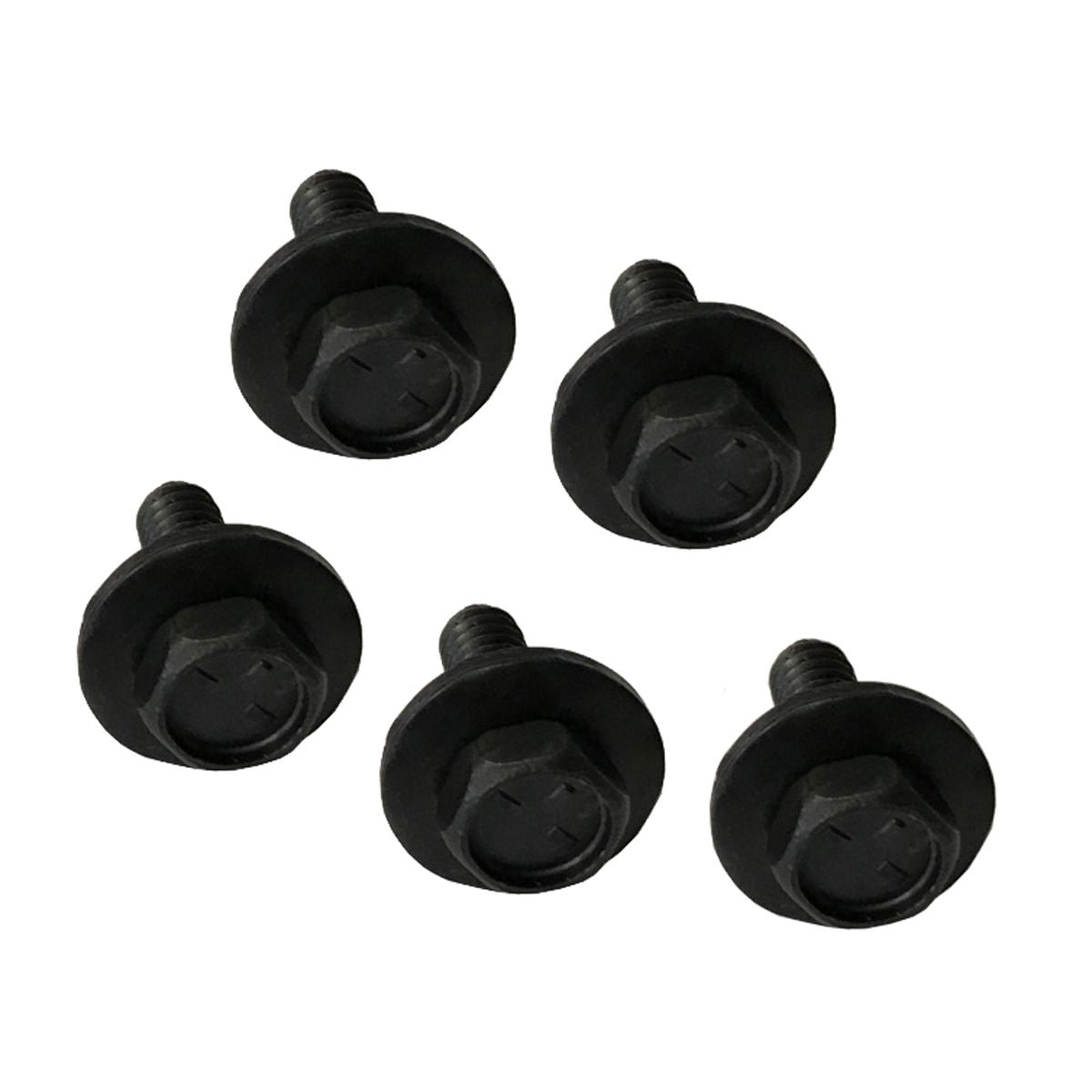 1964-81 All GM - Trunk Latch Bolts, 7/16" Hex, 3/4" Washer, OAL .917, thread length .725. Holds the reciever & latch in place.