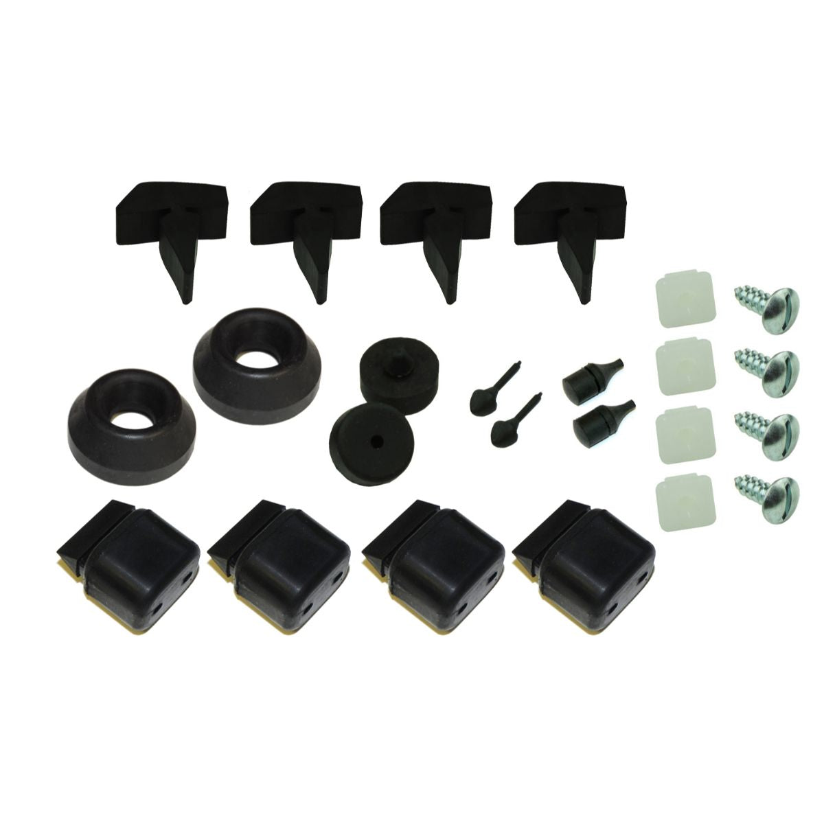 1966-67 Pontiac Buick Oldsmobile A-Body Rubber Bumper Kit 24pc