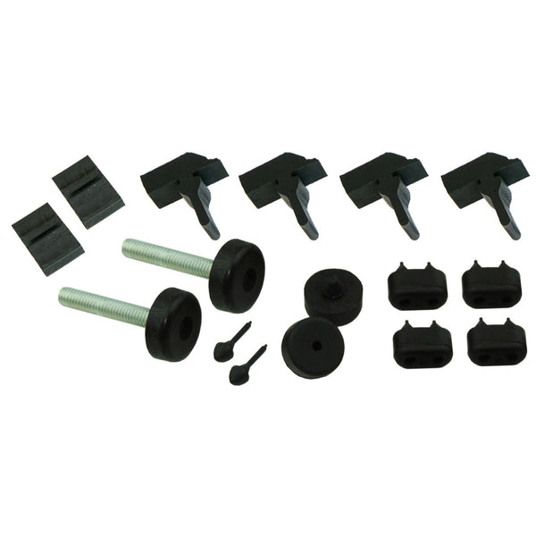 1968-69 GM A-body Cutlass, 442, F85, W-30 Hurst Olds,  Hood, Door, Trunk, Gas Door, Glove Box, License Plate, Rubber Bumper Kit 16pc