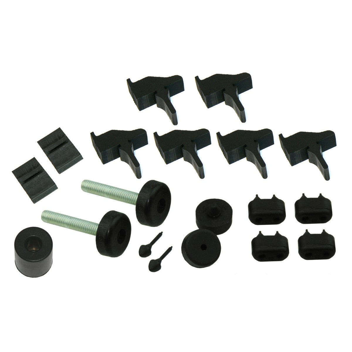 1970-72 GM A-body Cutlass, 442, F85, W-30 Hutsrt Olds,  Hood, Door, Trunk, Gas Door, Glove Box, License Plate, Rubber Bumper Kit 19pc