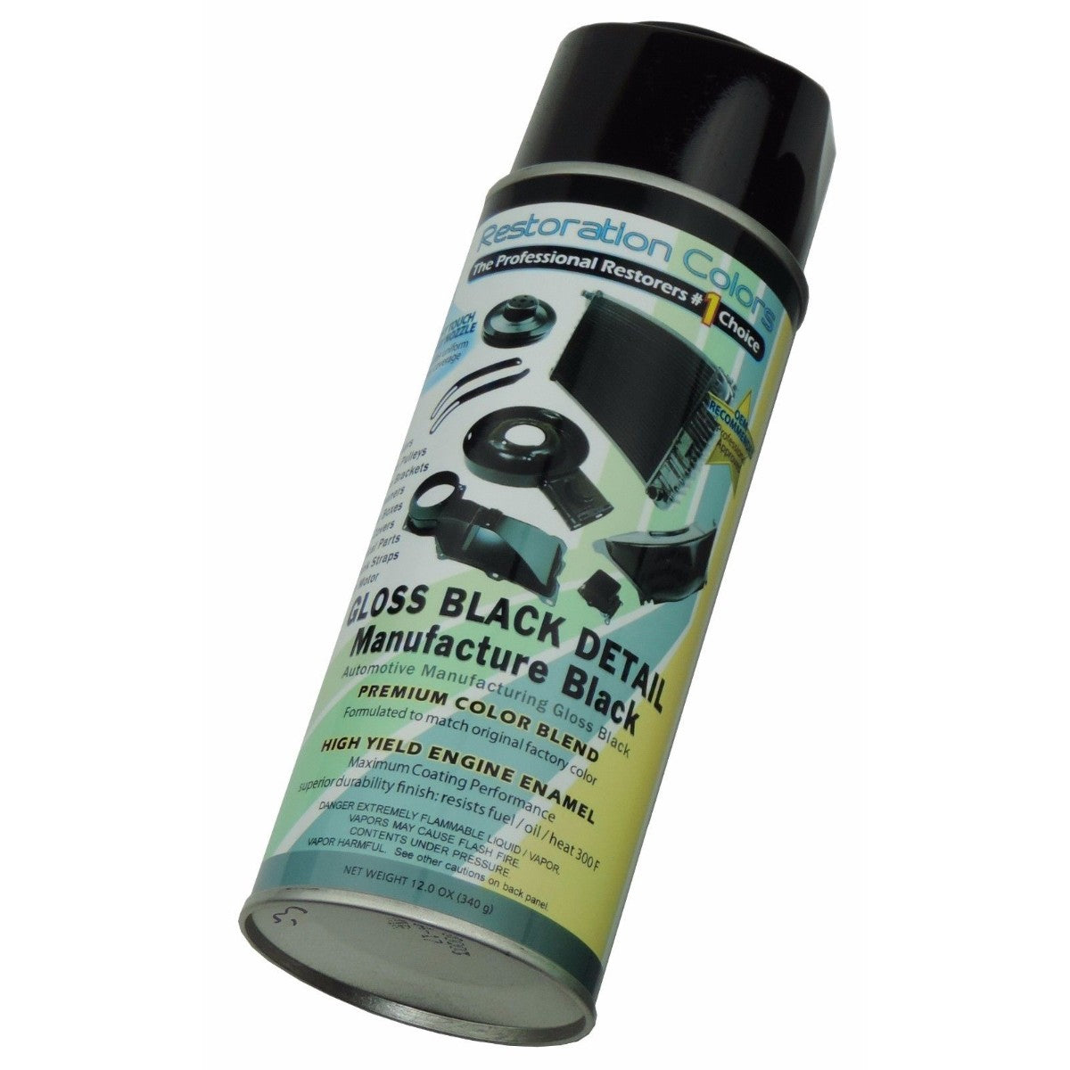 Gloss Black Detail Spray Paint 1pc
