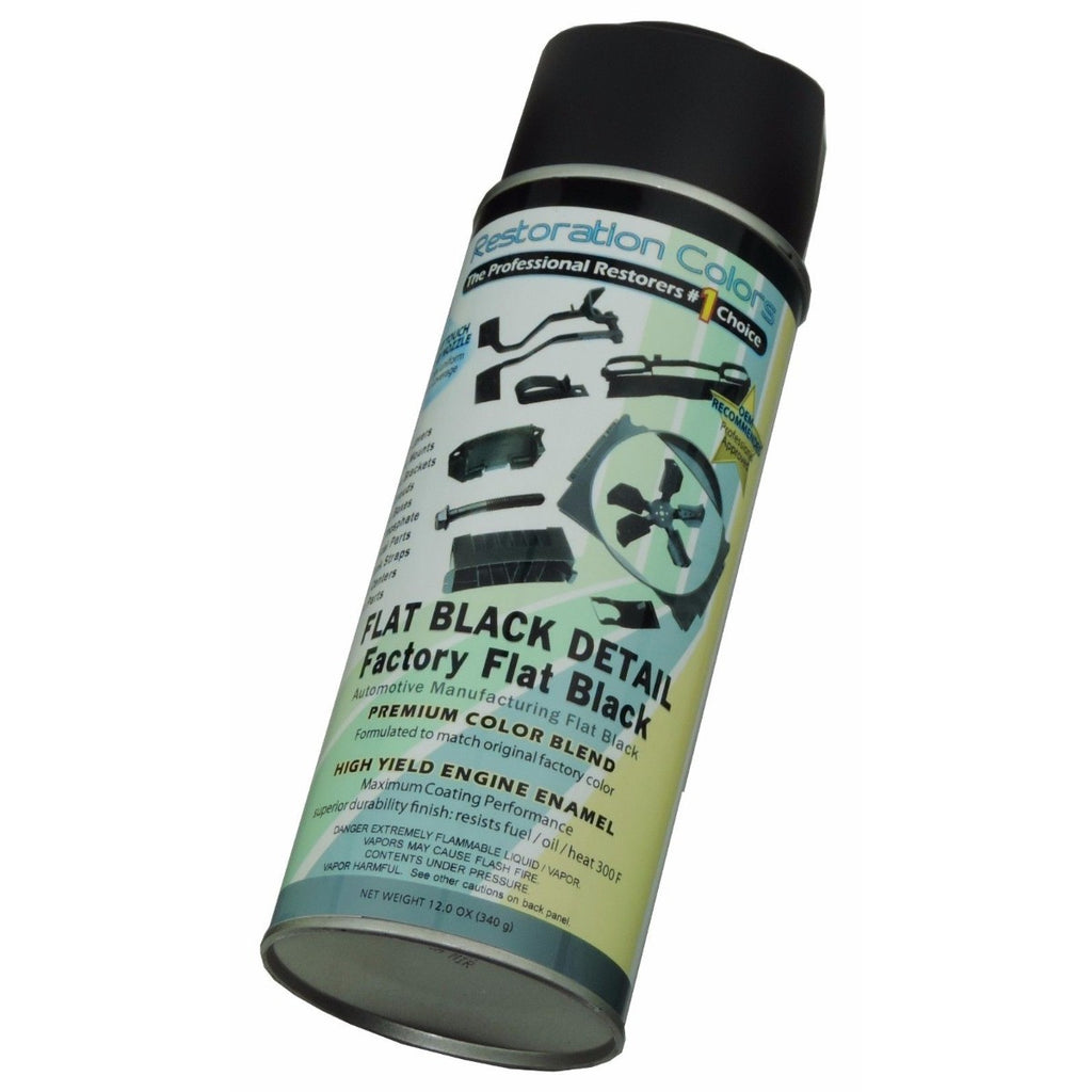 Flat Black Detail Spray Paint 1pc