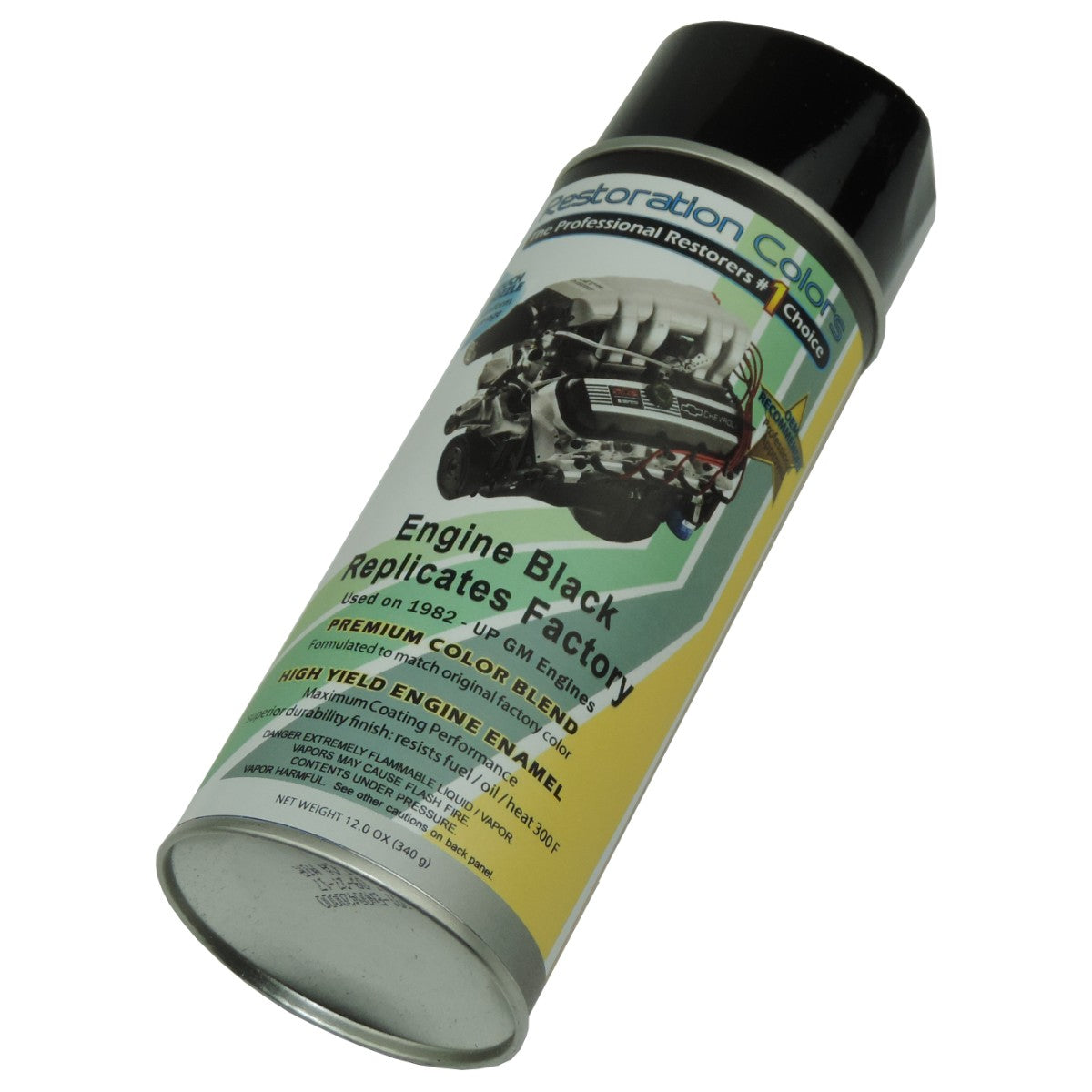 1982 & UP GM Black Engine Spray Paint 1pc