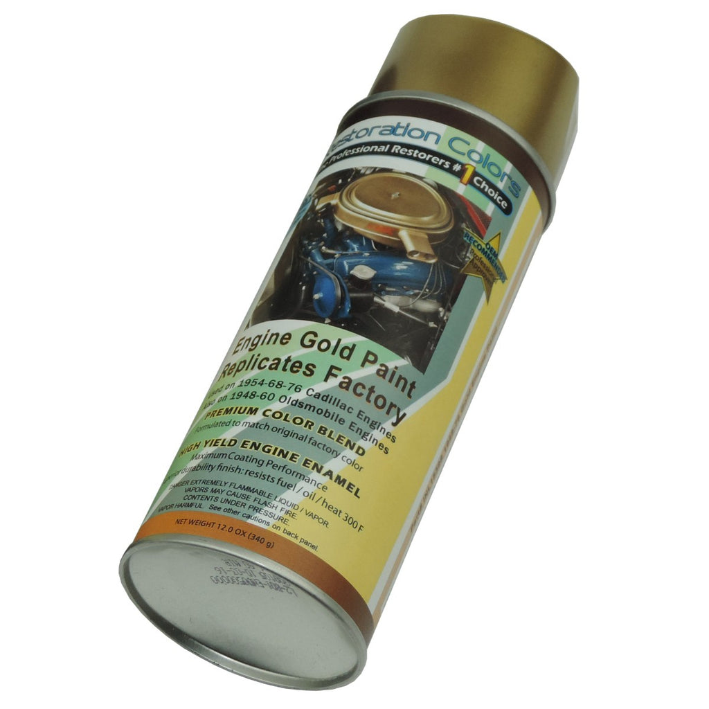 1954-76 Cadillac & 1948-60 Oldsmobile Gold Engine Spray Paint 1pc