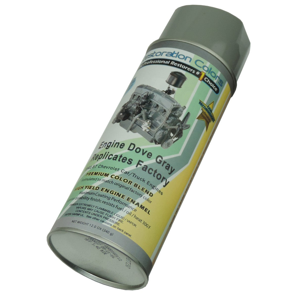 1941-57 Chevrolet Car & Truck Dove Gray Engine Spray Paint 1pc