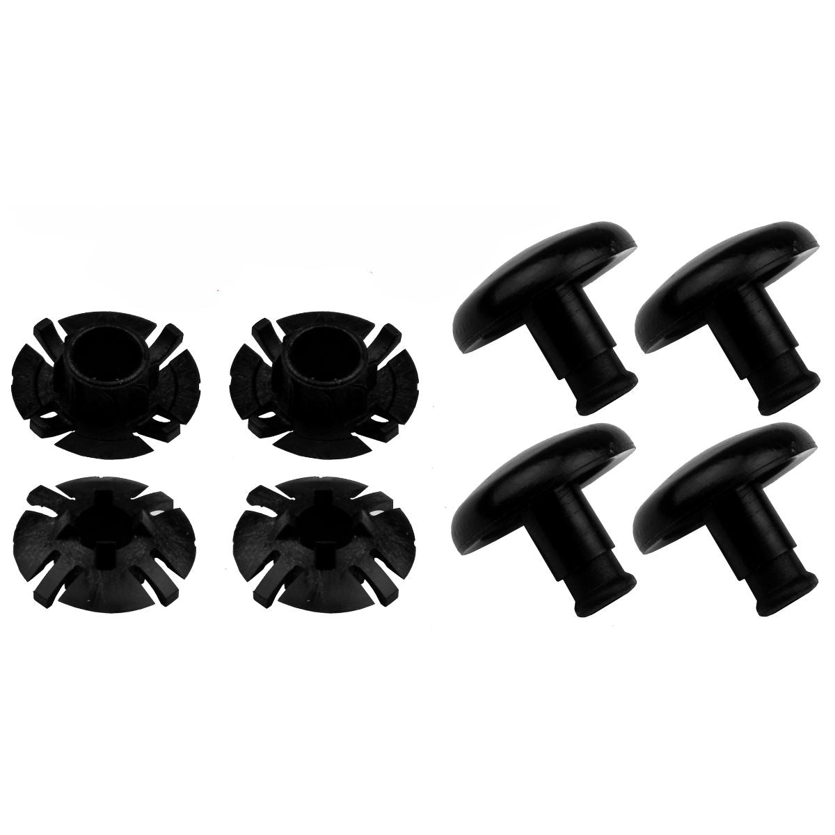 1968-72 GM A-Body Front Door Glass Plastic Rub Guide Stop 8pc