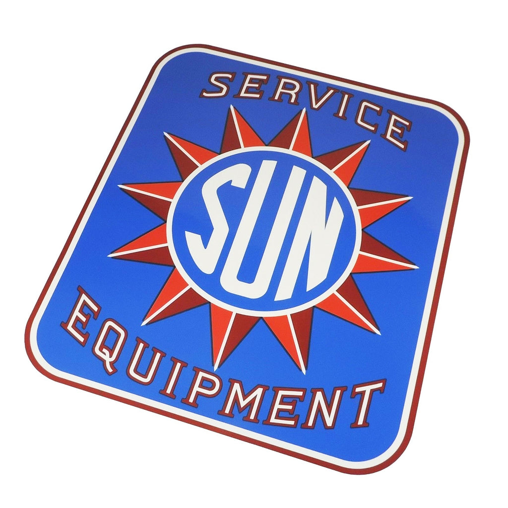 Sun Service Equipment Cabinet Door Decal Sticker 9-1/2" X 11"