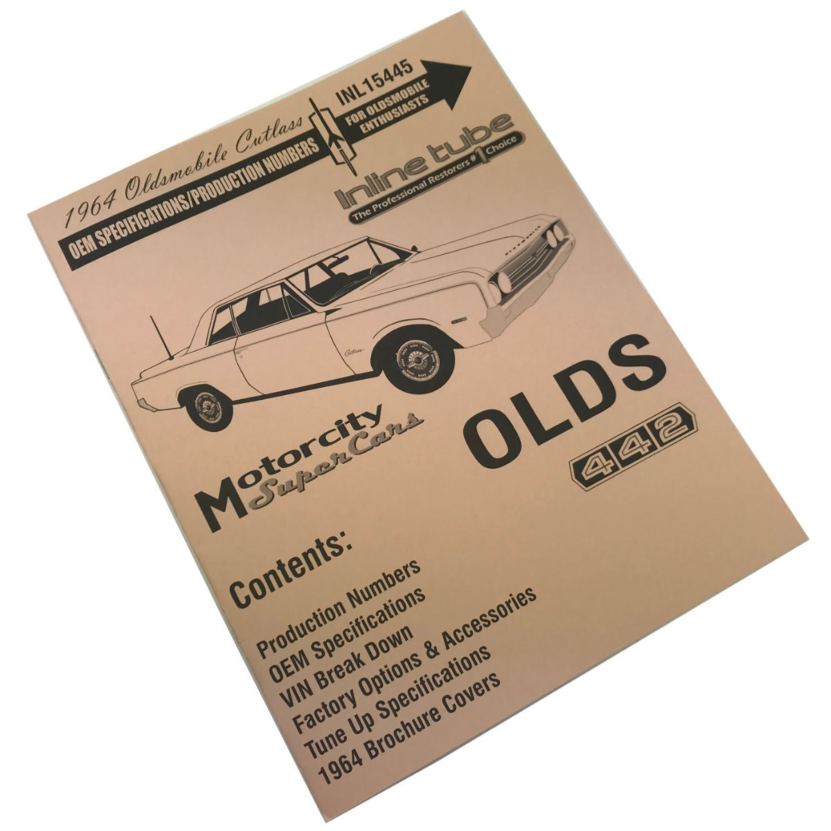 1964 Oldsmobile Cutlass OEM Specifications Production Numbers Booklet