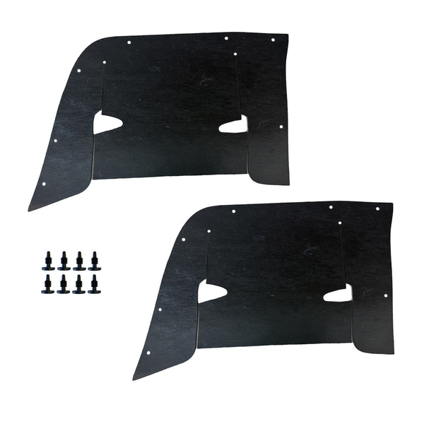 1959 Chevrolet Bel Air Biscayne A-Arm Shields With Staples 2pc