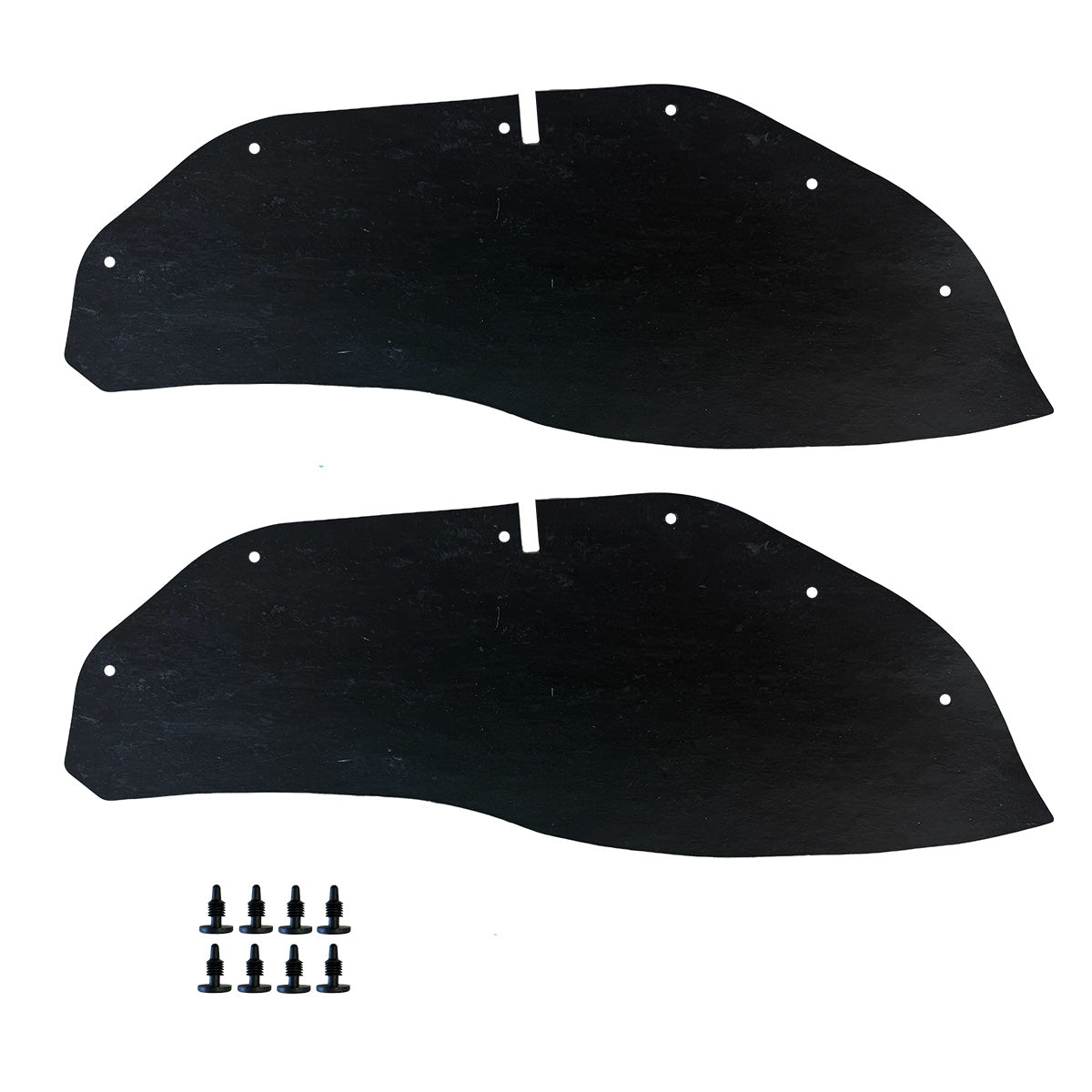 1977-81 Chevrolet Impala Caprice A-Arm Splash Shields With Fasteners 2pc