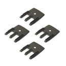 1976-81 Pontiac Firebird Chevrolet Camaro Seat Track Trim Cover For Bucket Seats 4pc