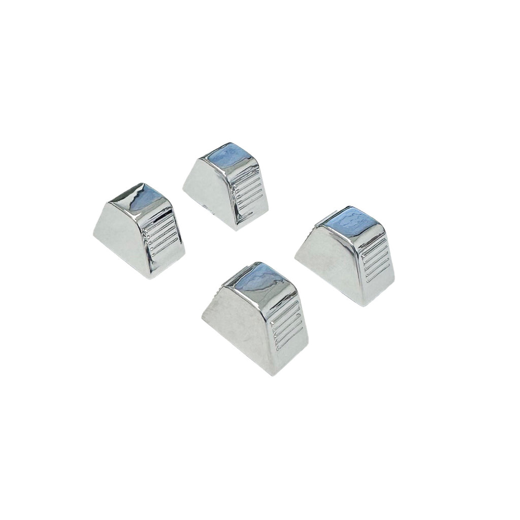 1965-89 Impala Firebird Camaro Chevelle Nova Chrome Heater Control Knobs 4pc