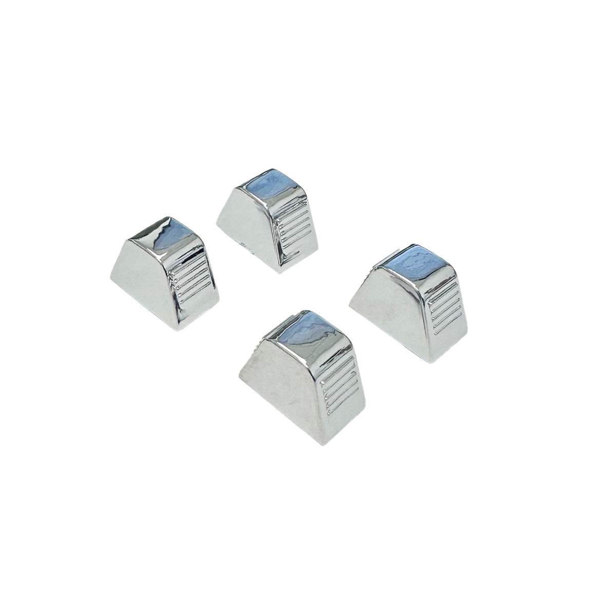 1965-89 Impala Firebird Camaro Chevelle Nova Chrome Heater Control Knobs 4pc