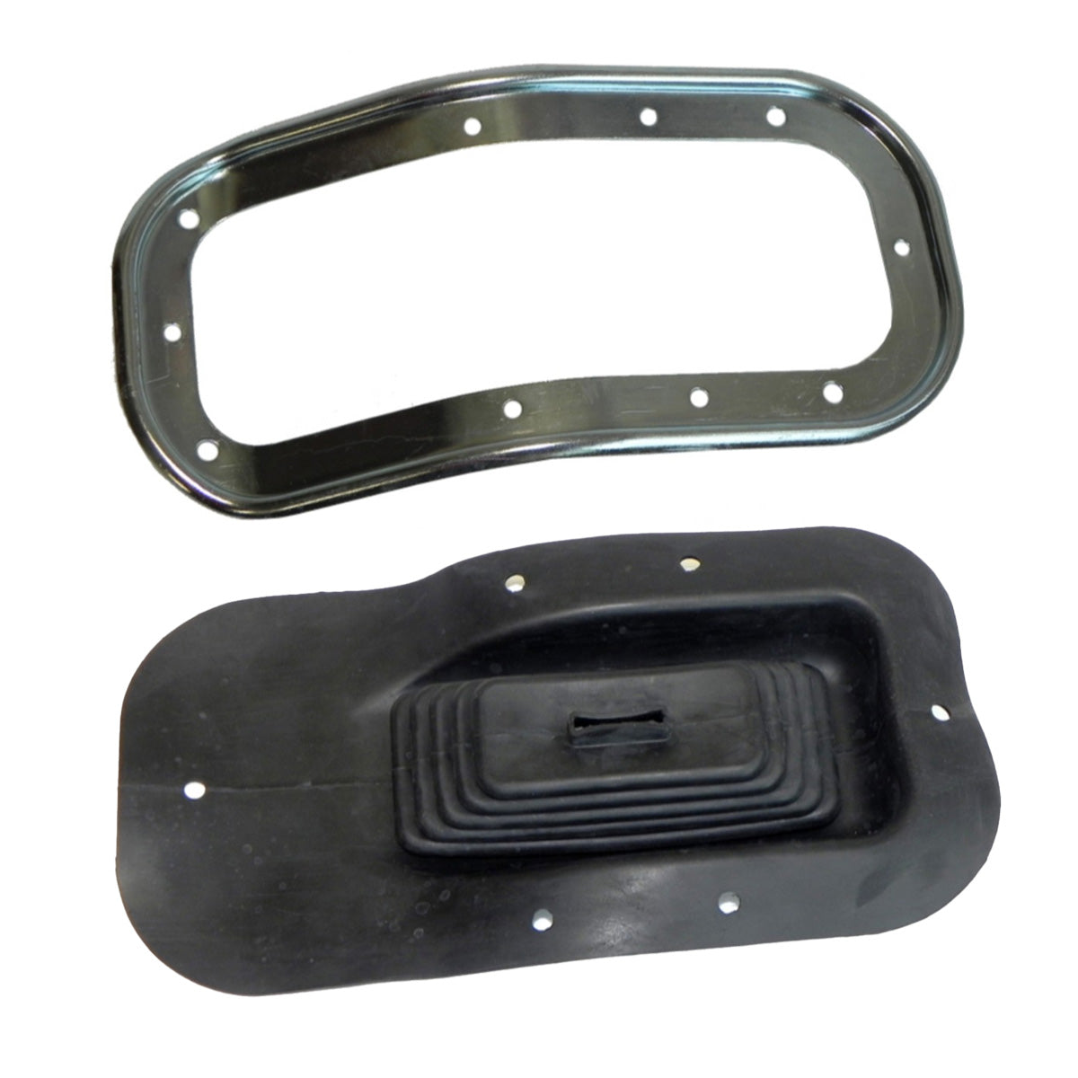 1964-77 Chevrolet Chevelle El Camino Manual Transmission Shifter Boot With Retaining Ring 2pc
