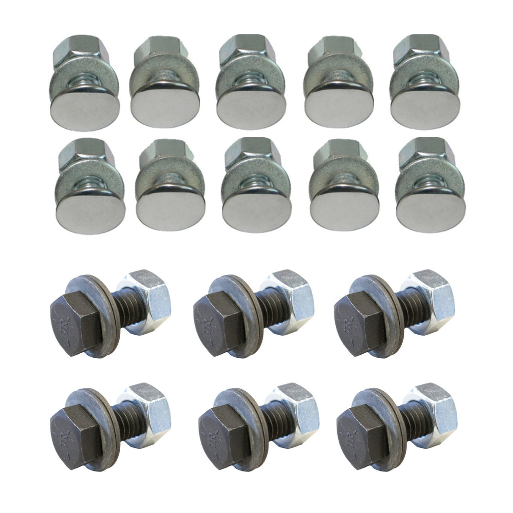 1970-72 Pontiac Lemans GTO Complete Rear Bumper Bolt Kit 54pc