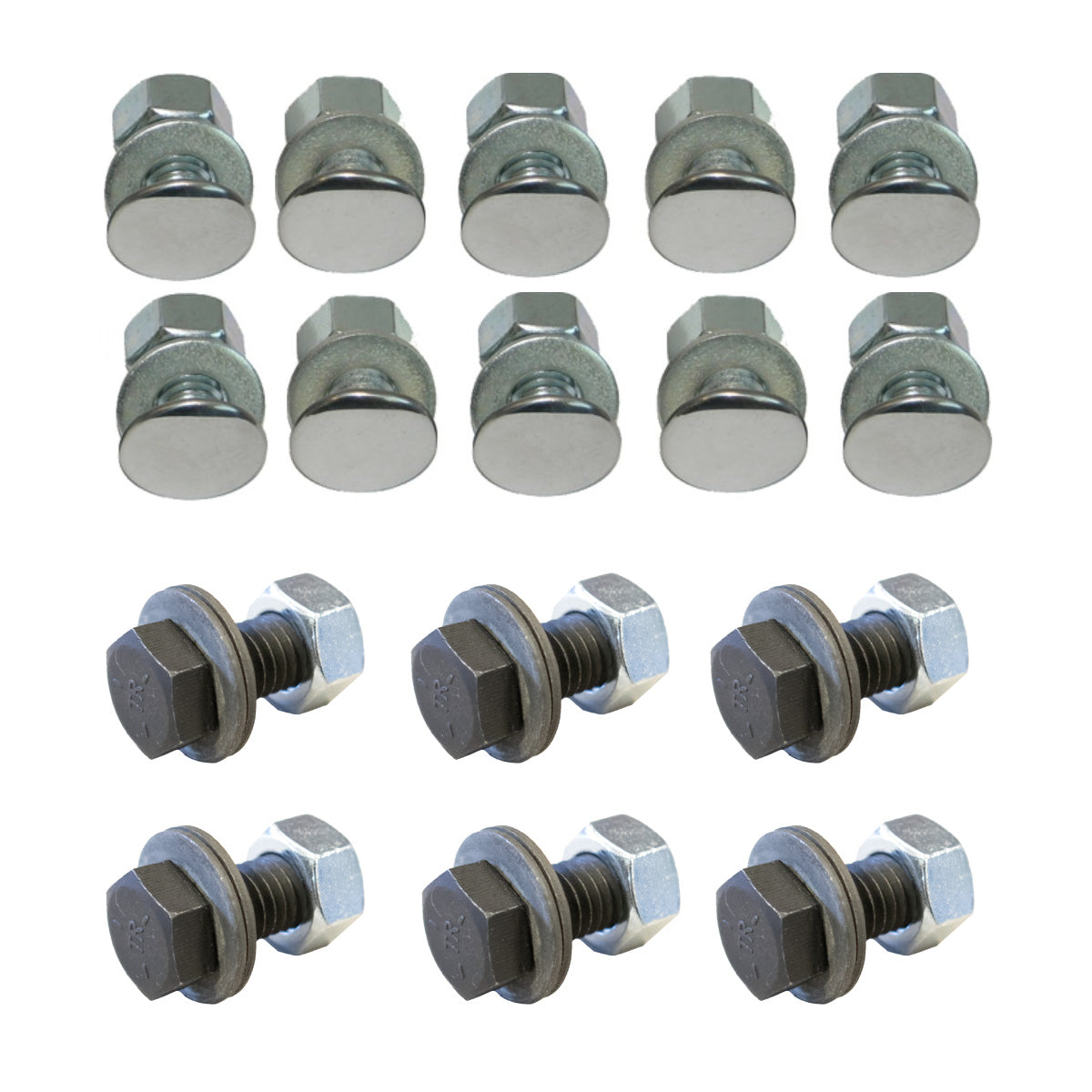 1970-72 Pontiac Lemans GTO Complete Rear Bumper Bolt Kit 54pc