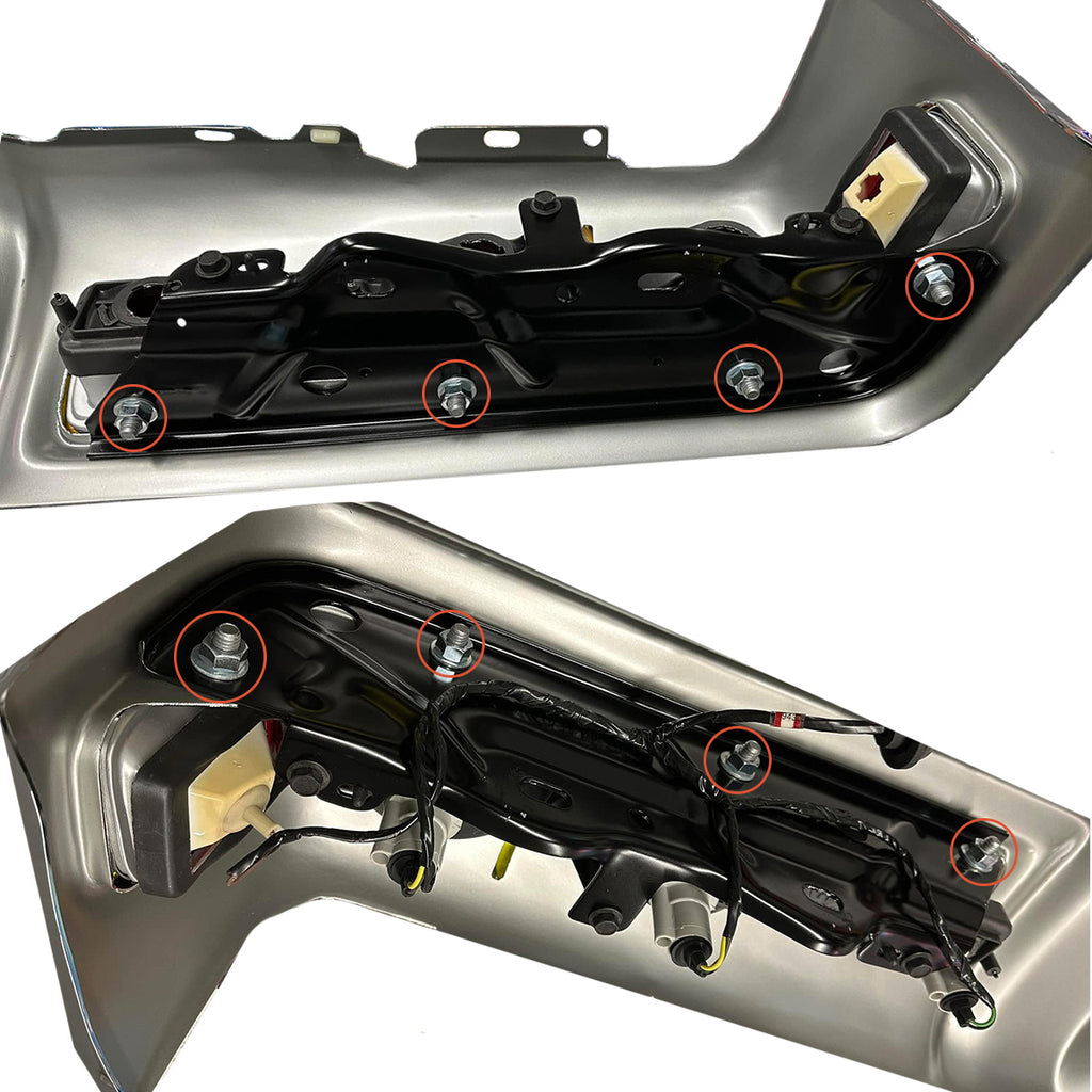 1970-72 Pontiac Lemans GTO Complete Rear Bumper Bolt Kit 54pc