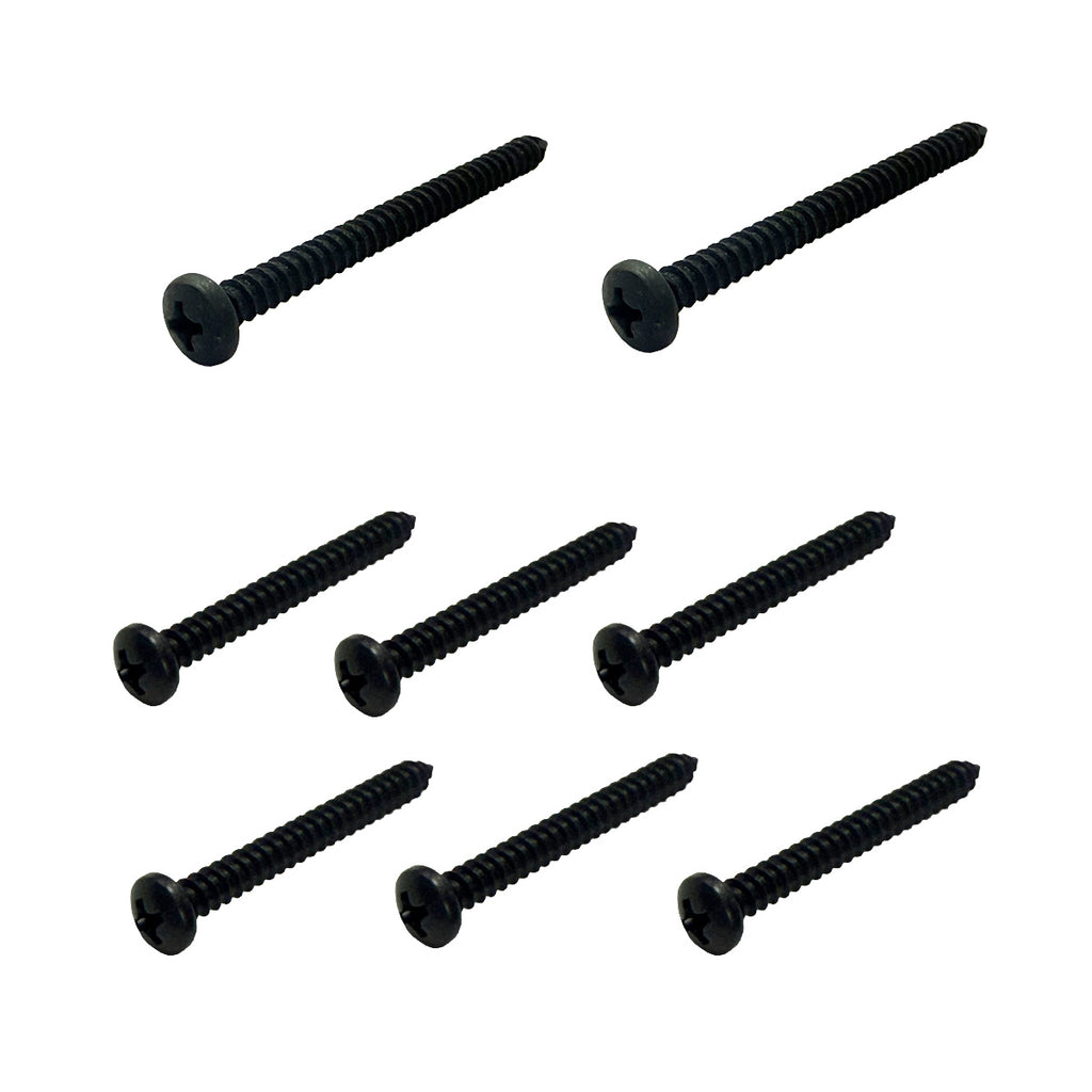 1970-72 Pontiac Lemans GTO Taillight Lens To Housing Mounting Screws Black 8pc