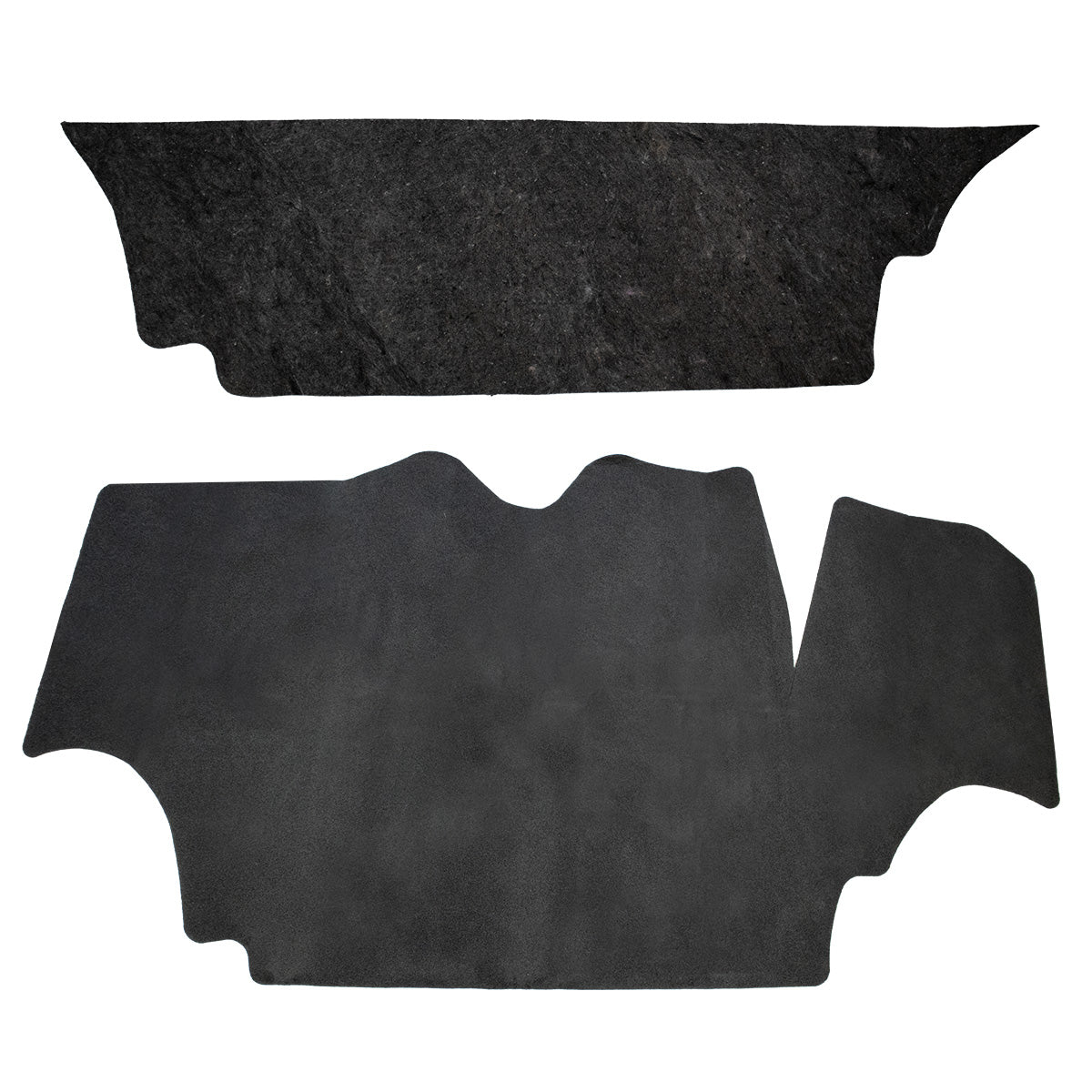 1978-81 Pontiac Firebird Trunk Mat With Jute Pad Black Carpet