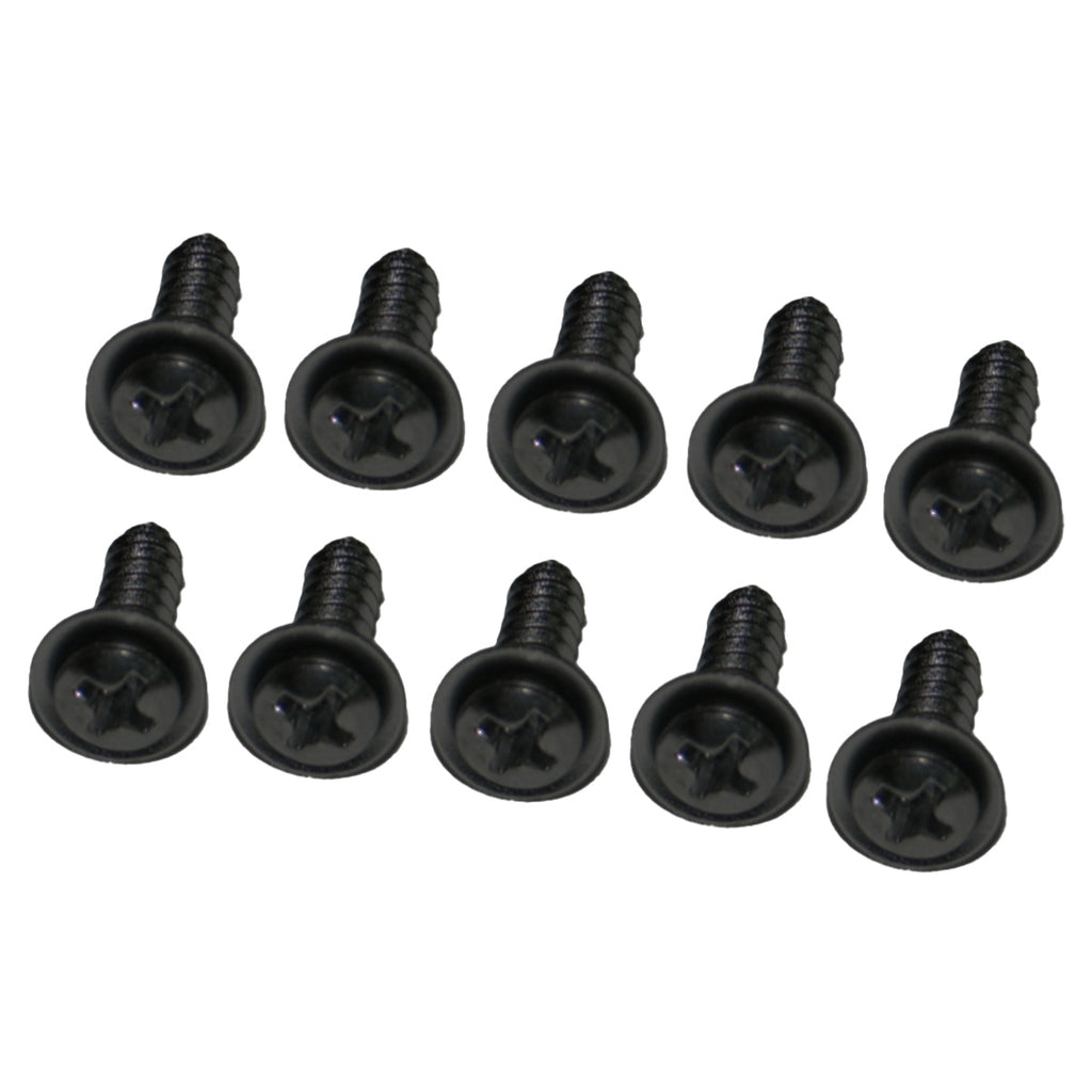 1964-72 GM Front Interior Lower Door Frame Screws Black 10pc
