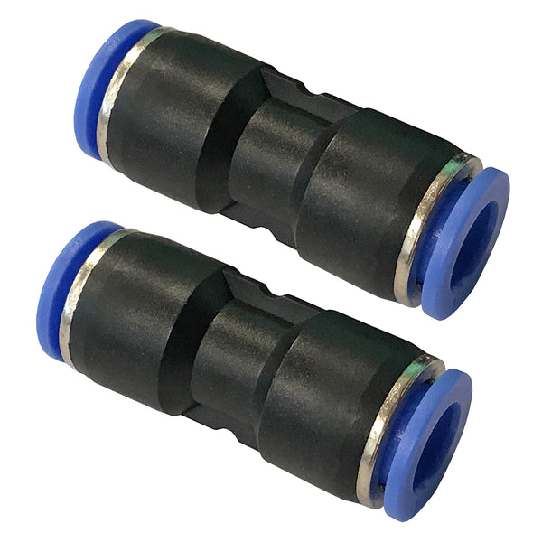10mm 3/8" Black Nylon Fuel Injection Vapor or Return Gas Line Connection Coupler 1pc
