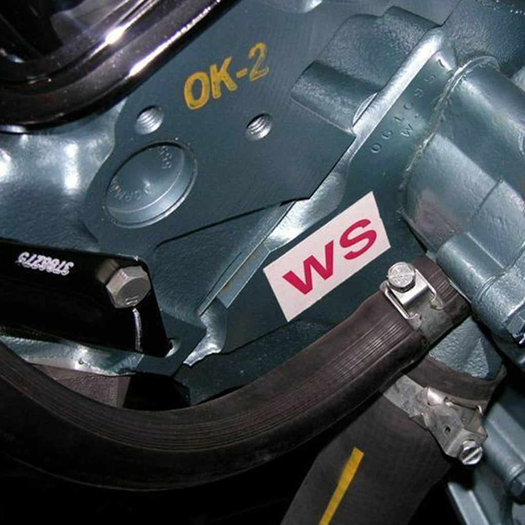 Pontiac GTO Reproduction Engine Decals WS 1965 GTO 389 / 360 HP Manual Trans - Tri-power