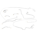 1974-80 International Scout II Traveler Brake Line Kit 7pc, OE Steel