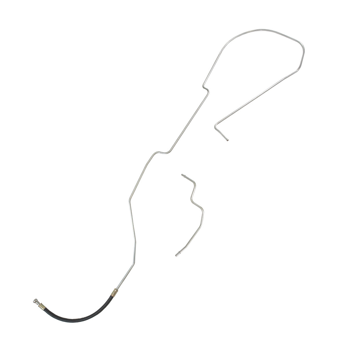 1987-92 Jeep Comanche-Truck, Return Fuel Line, 2pc OE Steel