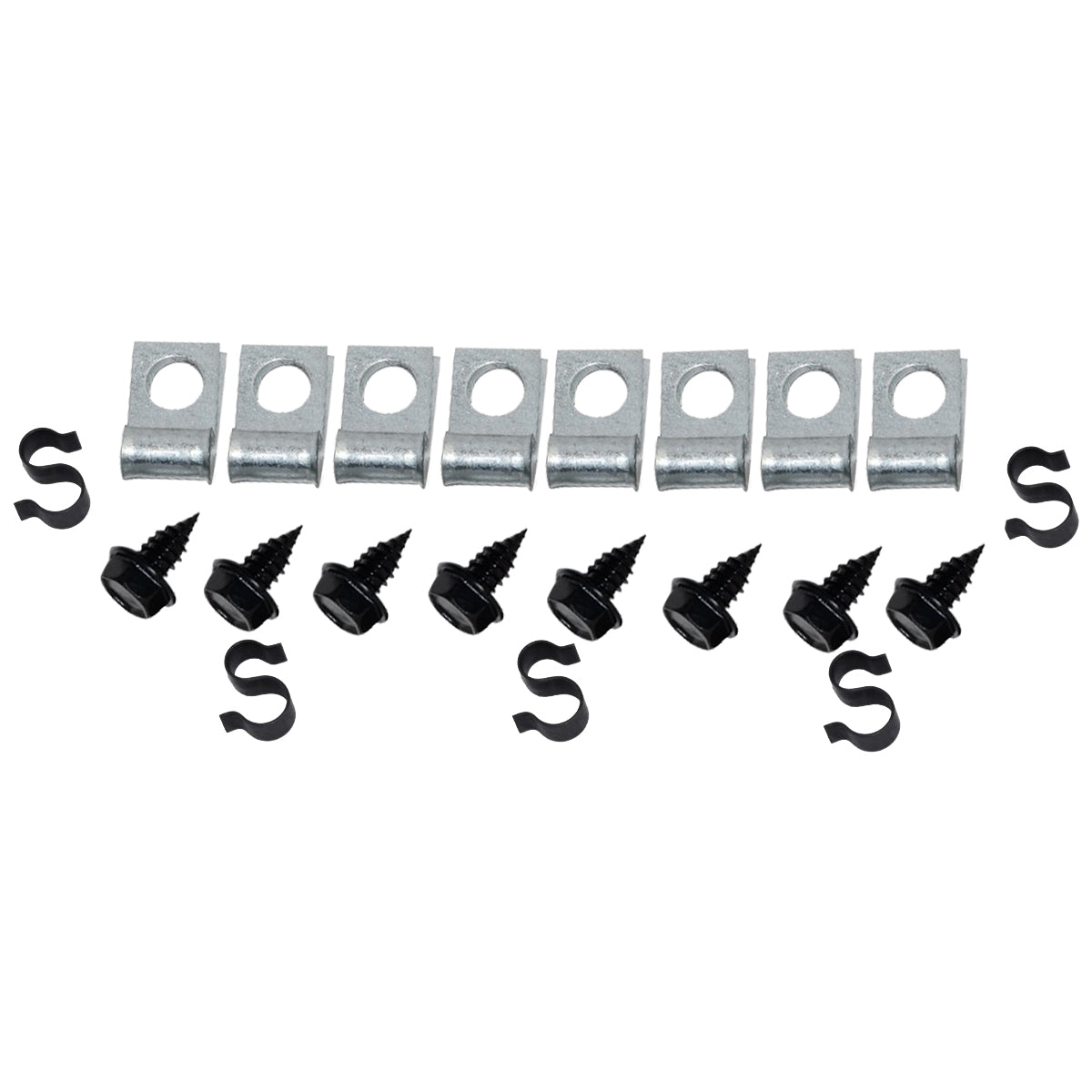1976-86 Jeep 4cyl & I6 Vapor & Return Clip Kit 21pc