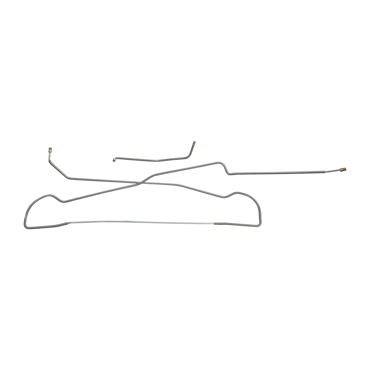 1974-91 Jeep Cherokee Wagoneer 1974-85 Jeep J10 Truck, Right & Left Front Brake Lines, 2pc OE Steel