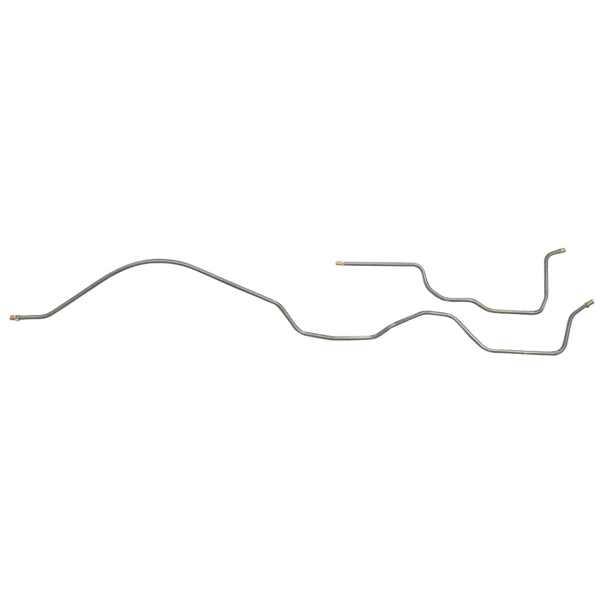 1974-91 Jeep Cherokee Wagoneer 1980-81 Jeep J10 Truck,4 DOOR, Rear Axle Brake Lines, 2pc OE Steel