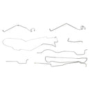 1980-81 Jeep J-10 w/AMC 20 Std. Cab Shortbed Brake Line Kit 7pc, OE Steel