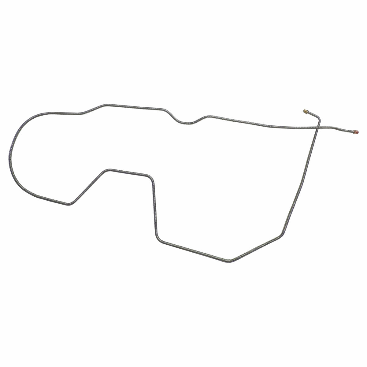 1980-86 Jeep CJ-7 3/16" F to R Brake Line 1pc, OE Steel